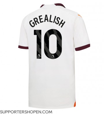 Manchester City Jack Grealish #10 Borta Matchtröja 2023-24 Kortärmad